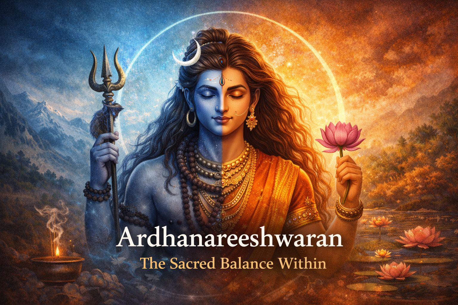 Ardhanareeshwaran: The Sacred Balance of Masculine and Feminine Within
