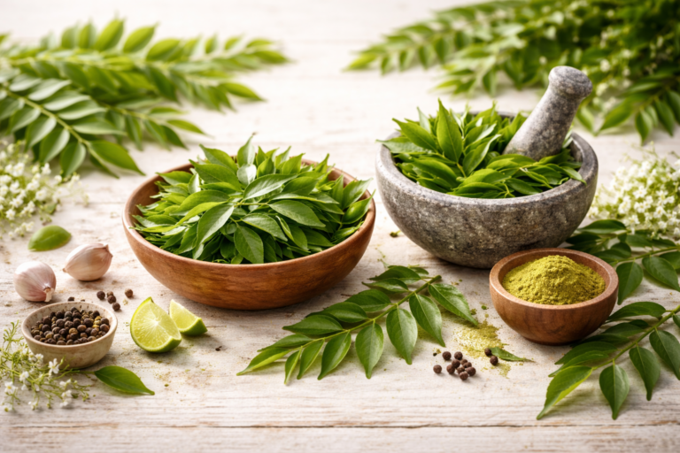 Curry Leaves: The Tiny Green Superfood for Hair, Digestion & Overall Wellness